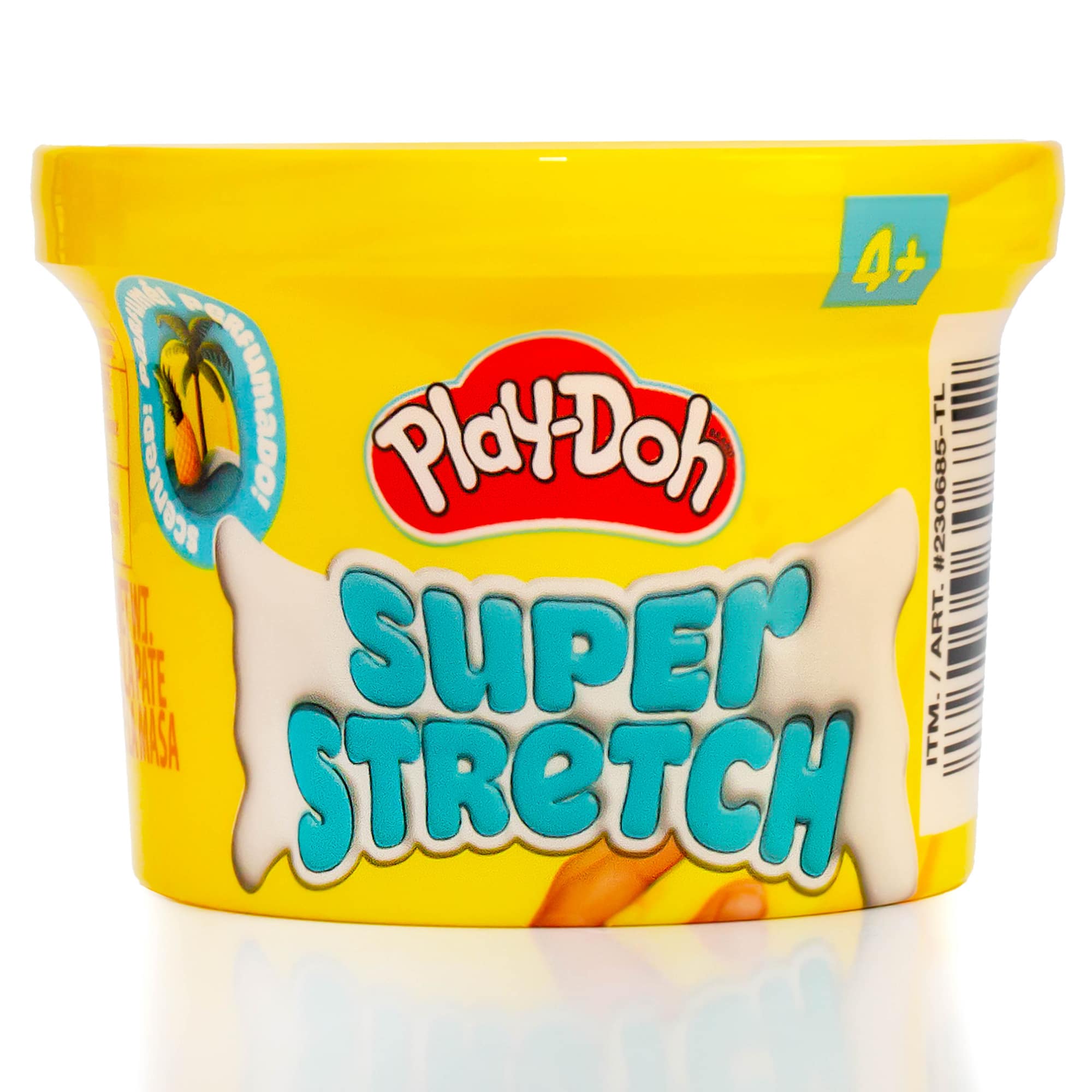 Play-Doh Super Stretch Glossy Yellow Pineapple Scented Compound